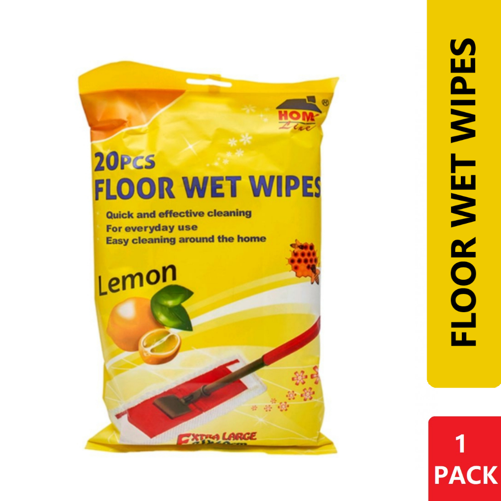 Homeline Floor Wet Wipes 20 ชิ้น