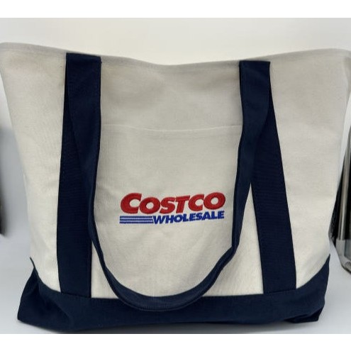 [LIMITED EDITION] COSTCO Canvas Tote Ego Bags Set 2-Pack (Mini+Large) / Trader Joes Eco Bag Tote Bag Canvas ราคา ถูกที่สุด ดีลบีเคเค แกลเลอรีภาพที่ 3