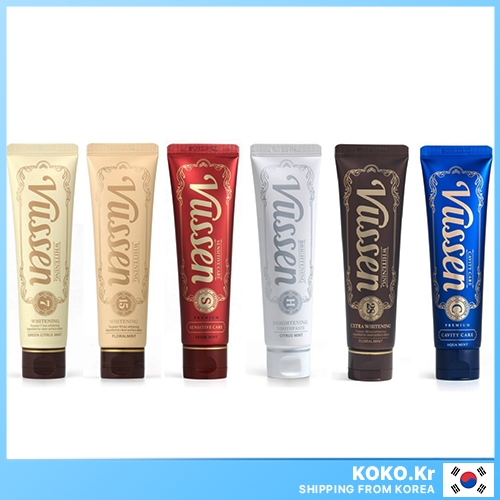 VUSSEN Whitening Toothpaste 6 Types with FREEBIES