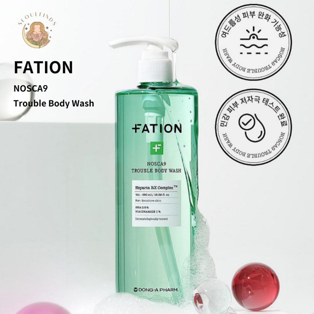 [FATION] NOSCA9 Trouble Body Wash 490ml