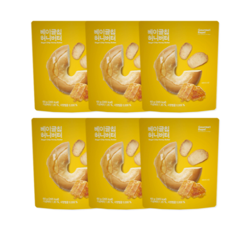 Gourmet Bagel Chips – รสฮันนี่บัตเตอร์ (60g x 6 แพ็ค)