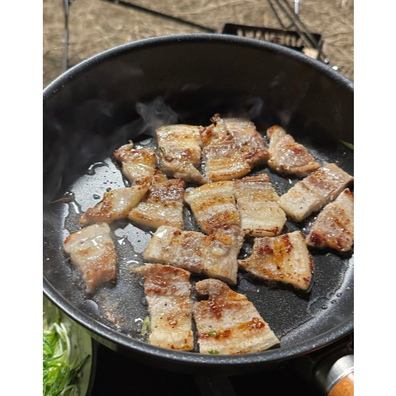 [BellRock] พรีเมี่ยม กระทะสแตนเลส 24ซม | กระทะเกาหลี | สแตนเลส 304 | กระทะเคลือบ