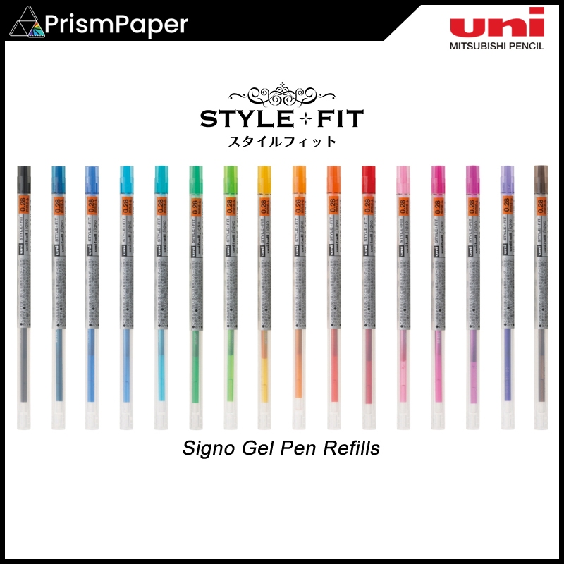 Uni Style Fit Signo Gel Multi Pen Refill (0.28mm / 0.38mm) UMR-109 Multipen ที่ปรับแต่งได้