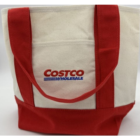 [LIMITED EDITION] COSTCO Canvas Tote Ego Bags Set 2-Pack (Mini+Large) / Trader Joes Eco Bag Tote Bag Canvas ราคา ถูกที่สุด ดีลบีเคเค แกลเลอรีภาพที่ 4