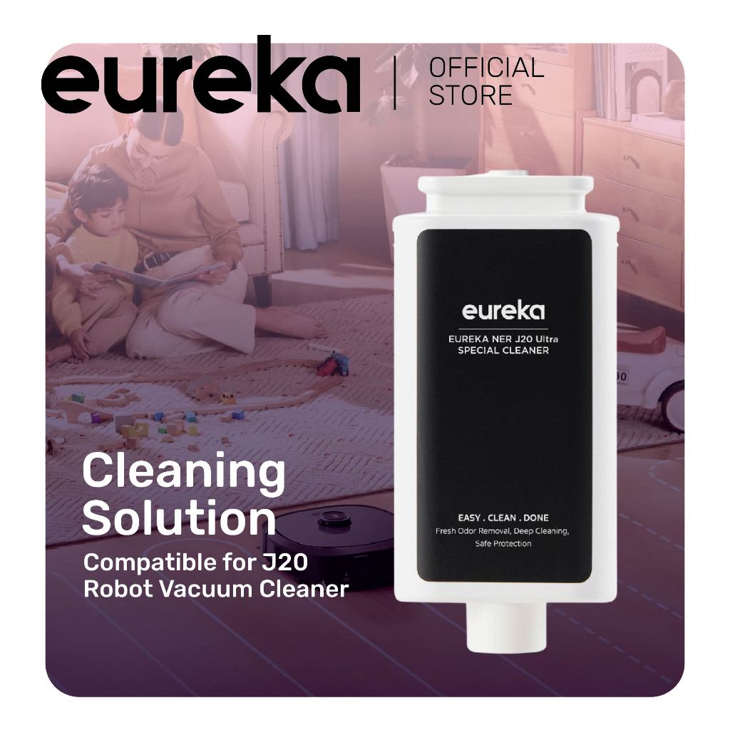 Eureka NER J20 น้ํายาทําความสะอาดพิเศษของแท้เป็นพิเศษ รองรับเครื่องดูดฝุ่นหุ่นยนต์ J20