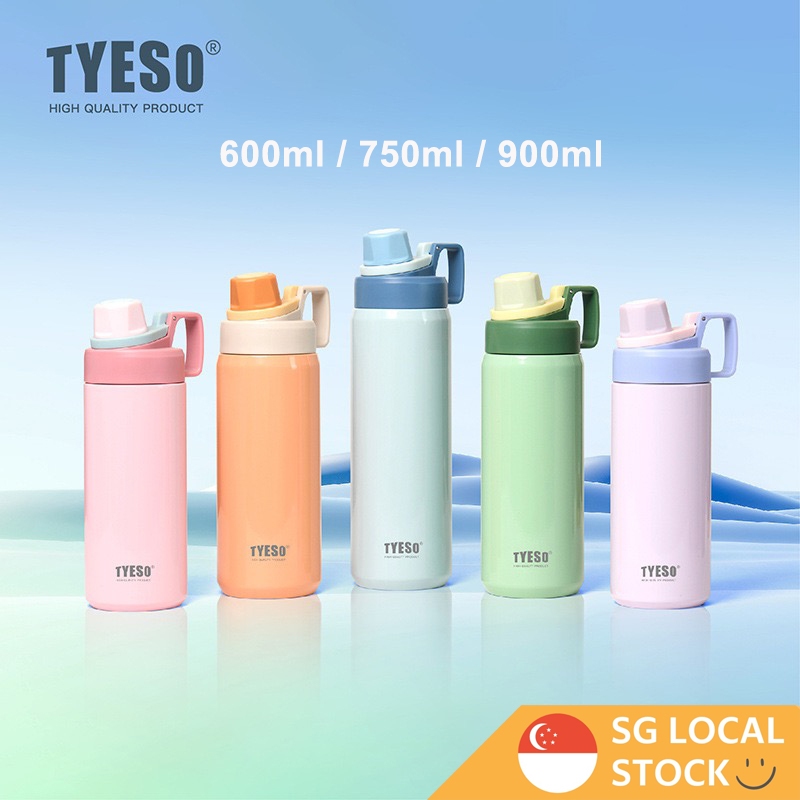 TYESO กระติกน้ําเก็บความร้อน กระติกน้ําสุญญากาศ 600ml / 750ml / 900ml