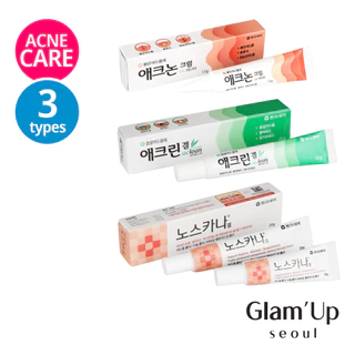 [Dong-A Pharm] Acne Care Trio - Acnon Cream13g, Aclean Gel 20g, Noscarna Gel 10g, 20g - เกาหลี