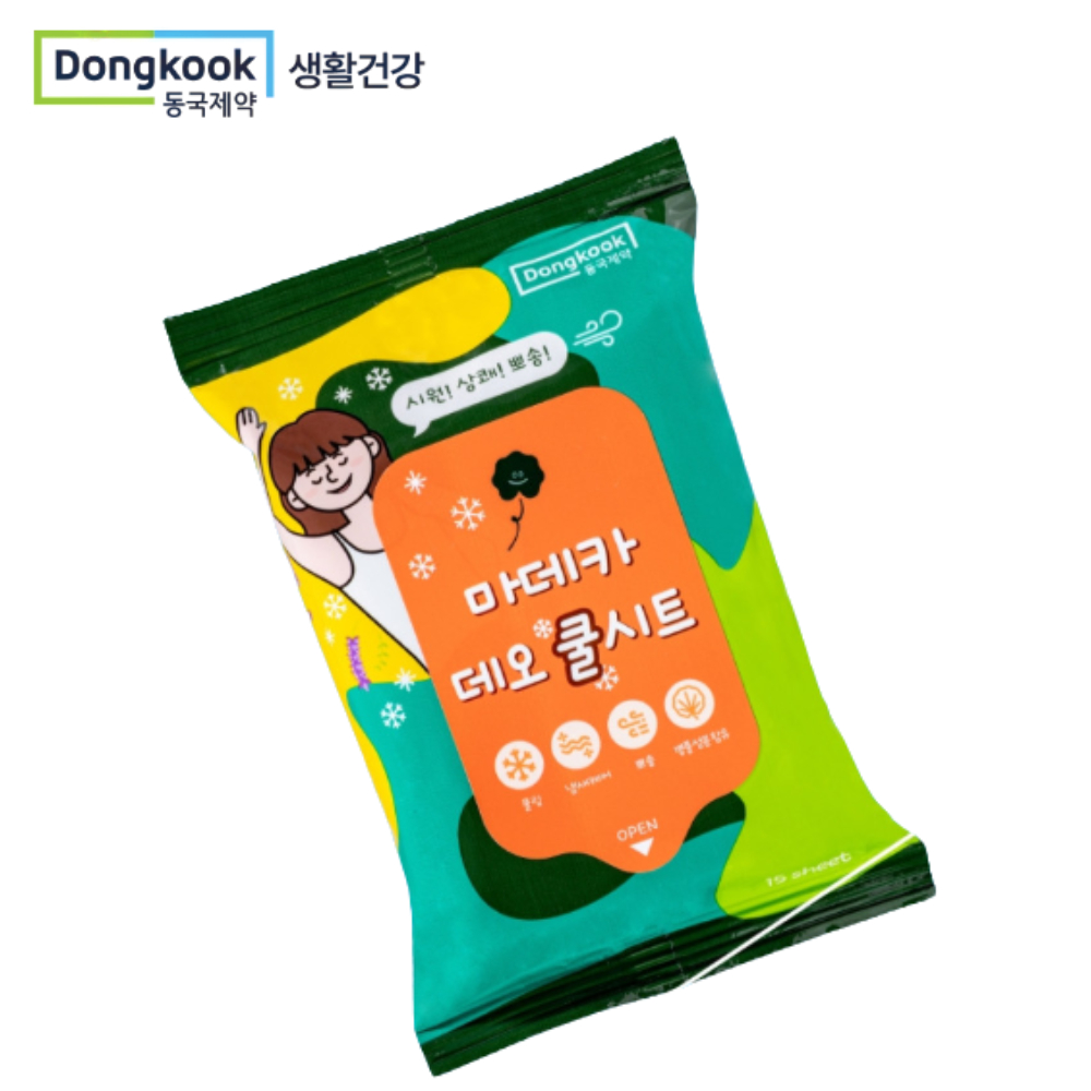DONGKOOK Madeca Deo Cool Sheet – Lavender Wipes for Underarm Sweat & Odor (15 แผ่น)