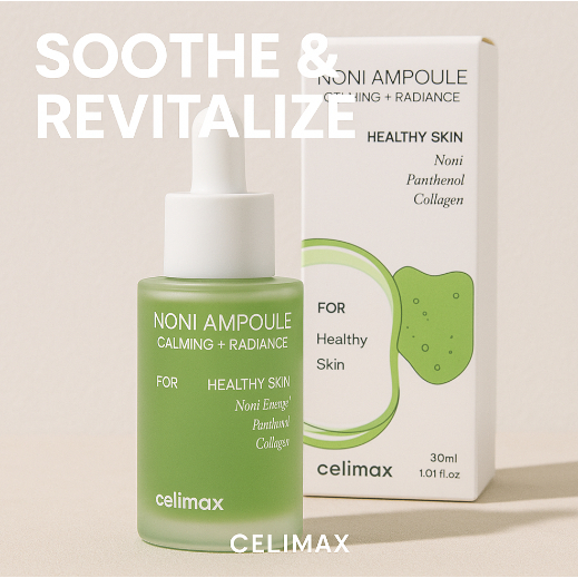 [Celimax] Noni Ampoule – Calming & Radiance Serum สําหรับผิวแพ้ง่าย 30ml