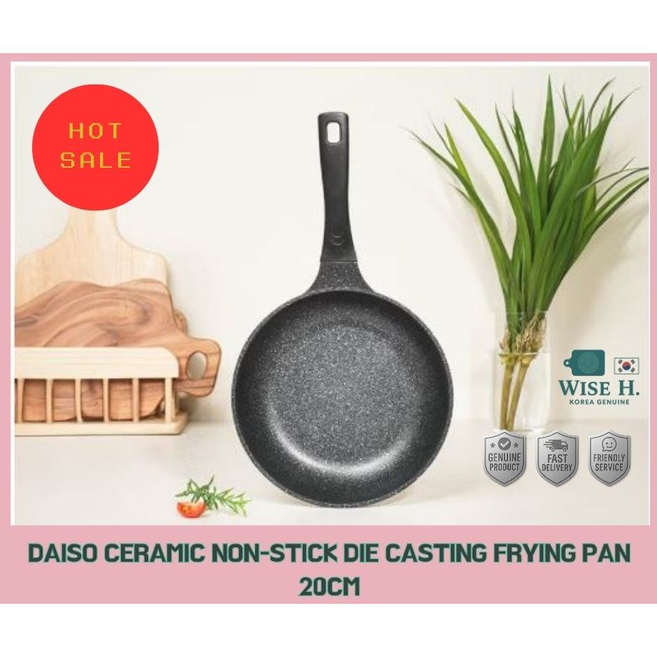 [KOREA] Daiso Ceramic Non-Stick Die casting Pan 20cm