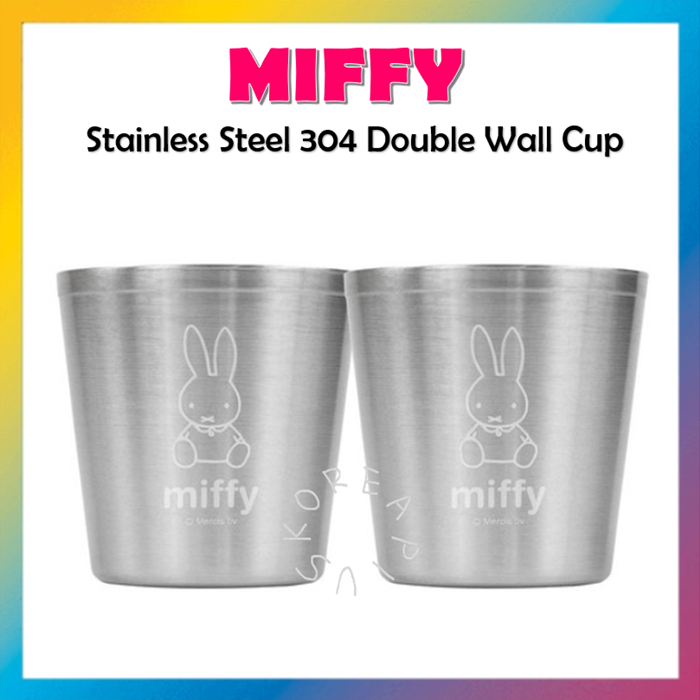 [MIFFY] Stainless Steel 304 Double Wall Cup 160ml (1p, 2p)