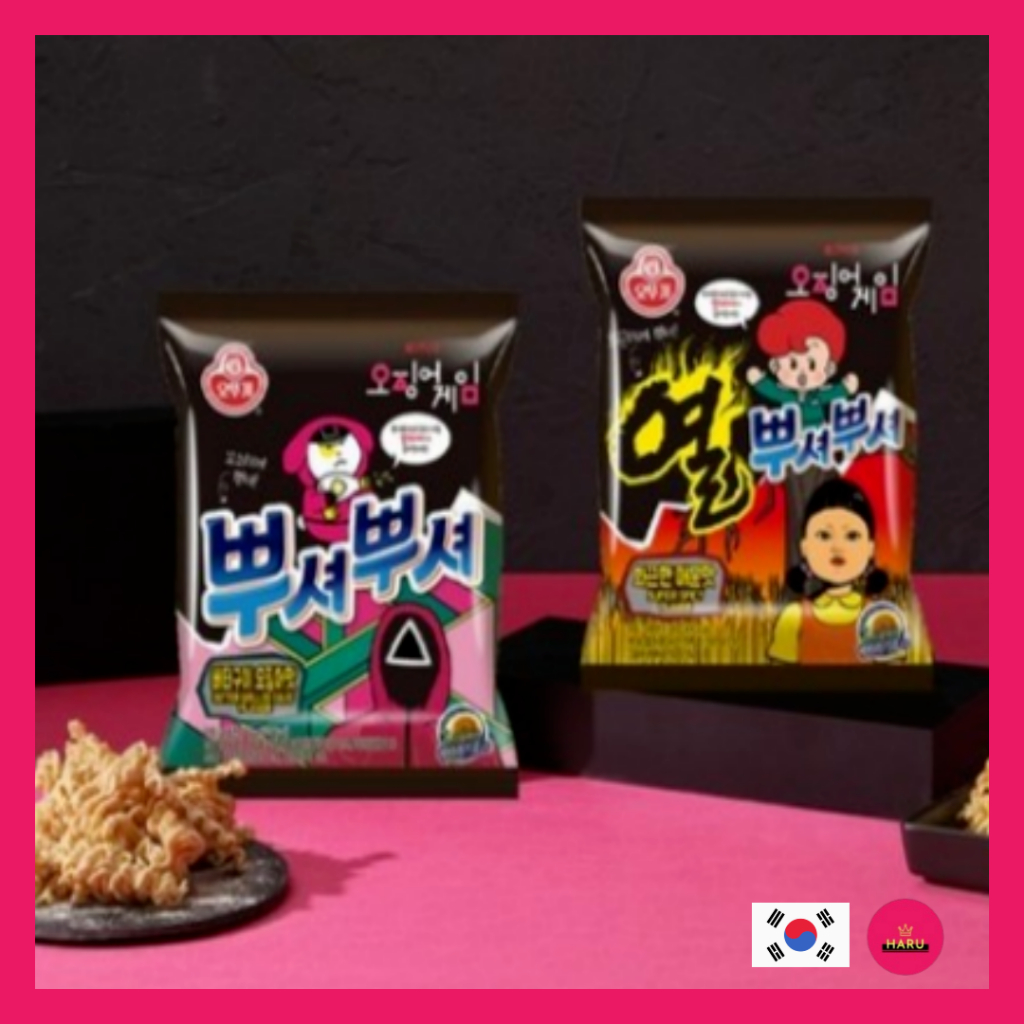 โอโตกิ x ปลาหมึกเกม ราเม็ง สคอ. เผ็ด รสปลาหมึกเนย 90g