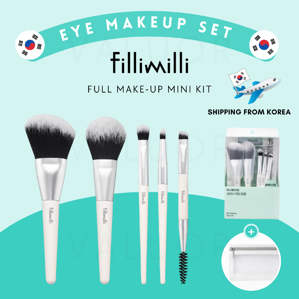 [Fillimilli] [เวอร์ชั่นใหม่☘️] Mini ชุดแปรงแต่งหน้าขนาดเล็ก (5P)