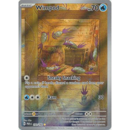 การ์ดโปเกมอน TCG Wimpod SV Paradox Rift 191/182 ภาพประกอบ