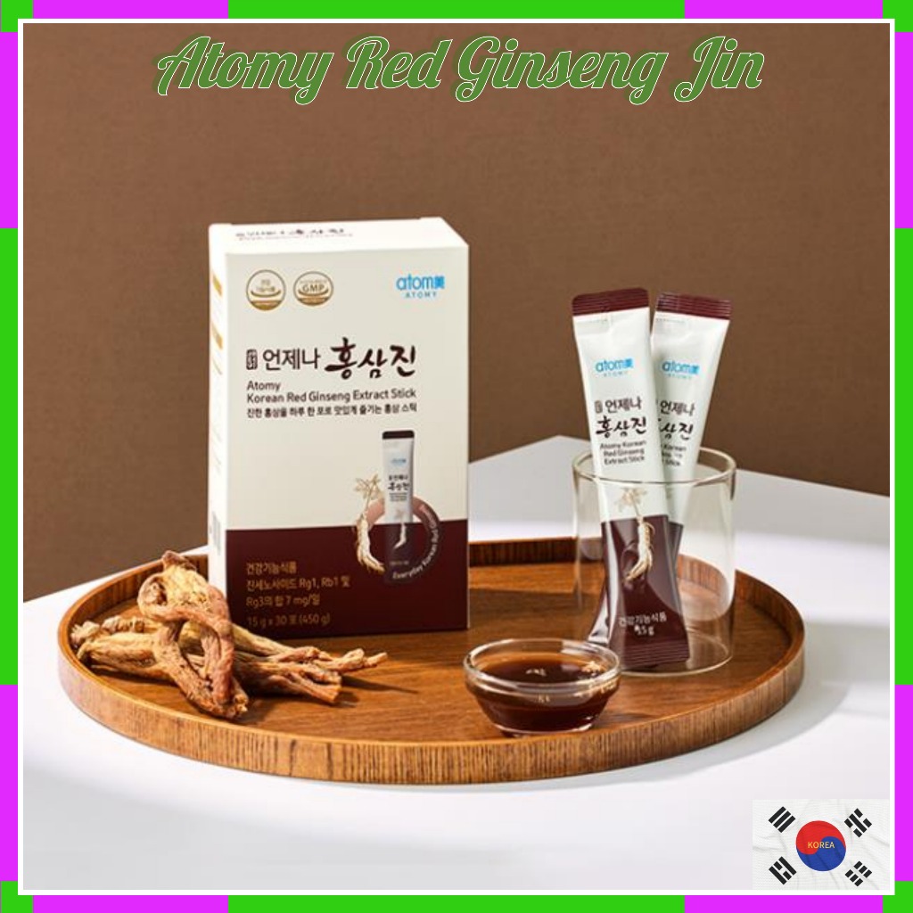 อะโทมี่ ทุกเวลา โสมแดง - บรรจุ 7 มก. ของจินซีโนไซด์ เสริมภูมิคุ้มกัน อาหารเสริมเพื่อสุขภาพ