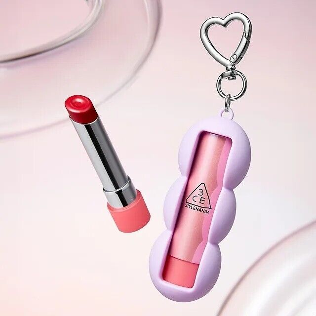 3CE GLAZY lip GLOW ลิปบาล์มสีเกาหลีกลอสส่องสว่างให้ความชุ่มชื้นมีสุขภาพดีเปล่งประกายความชุ่มชื้นน้ํามันมะพร้าวไม่เหนียวเหนอะหนะ (แจก-ซาก)