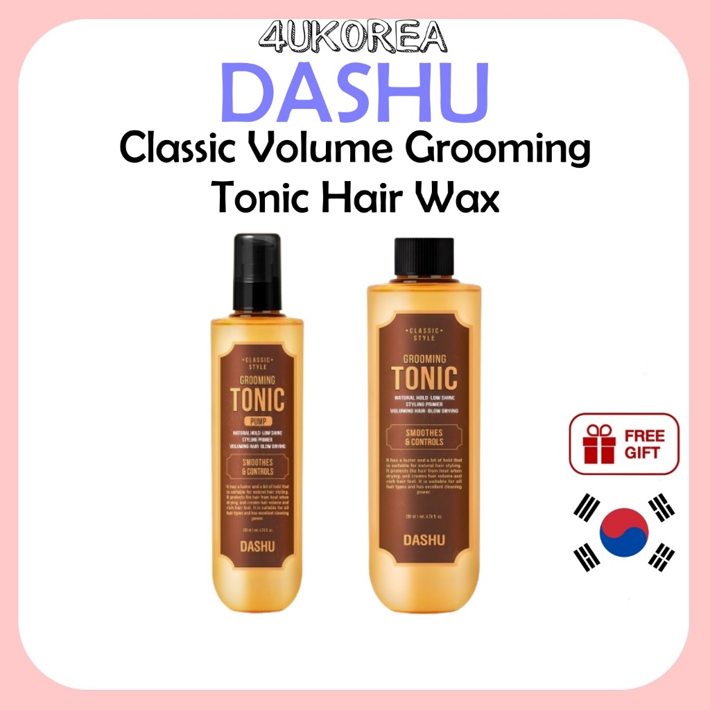 DASHU Classic Volume Grooming Tonic Hair Wax 200ml / K-BEAUTY