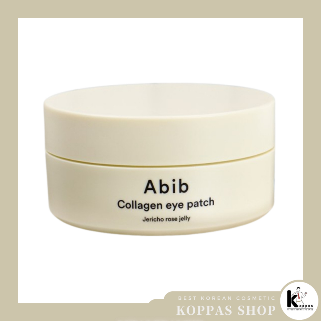 [Abib] Collagen Eye Patch Jericho Rose Jelly แผ่นเจลลี่คอลลาเจน บํารุงรอบดวงตา (60P) แผ่นคอลลาเจนบํา