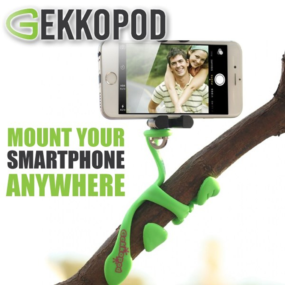ขายึดแบบยืดหยุ่น Gekko Teipod สําหรับโทรศัพท์และกล้อง