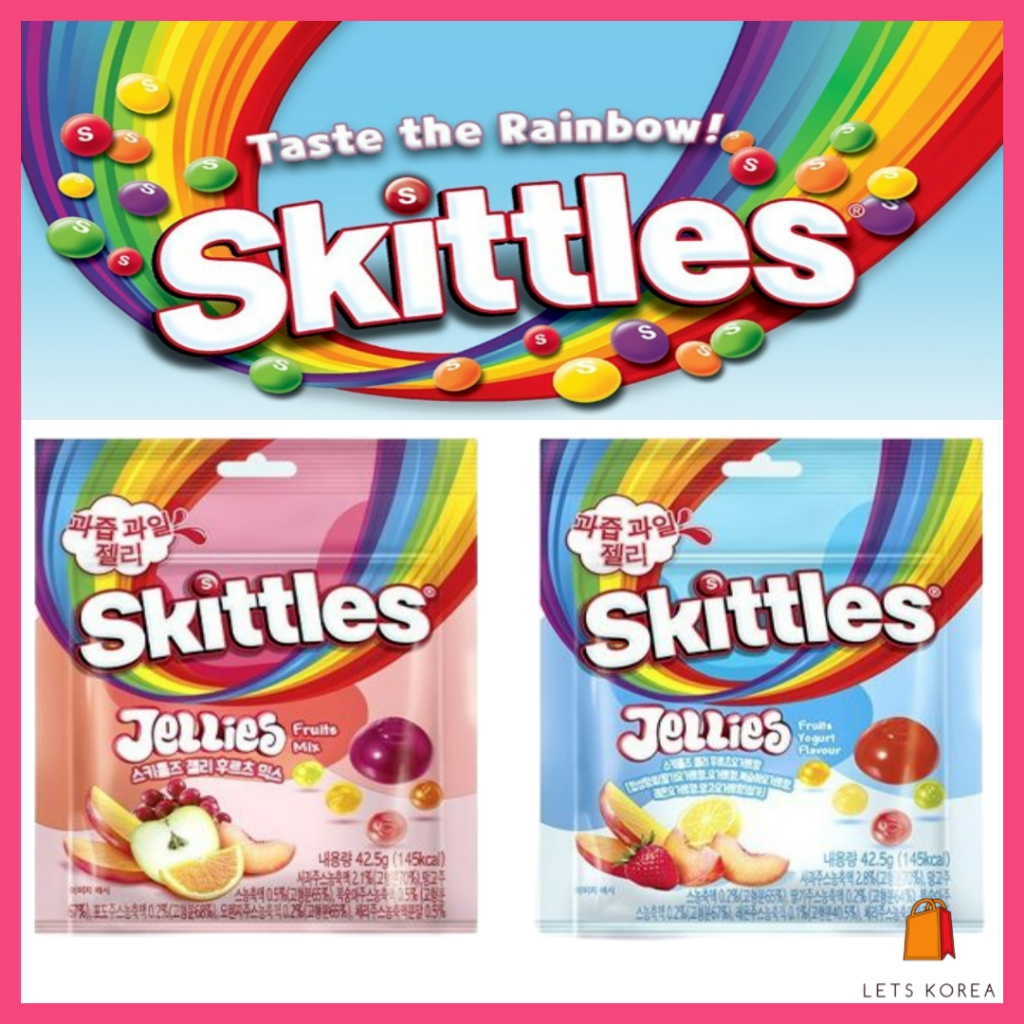Skittles Jellies – Fruits Mix / Fruits Yogurt - ระเบิดด้วยน้ําผลไม้แท้!