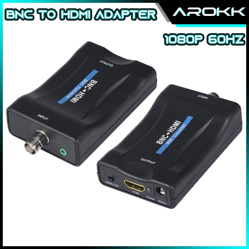 SG丨BNC เป็น HDMI Converter 4K AHD TVI CVI CVBS สําหรับกล้องกล้องวงจรปิดทีวี