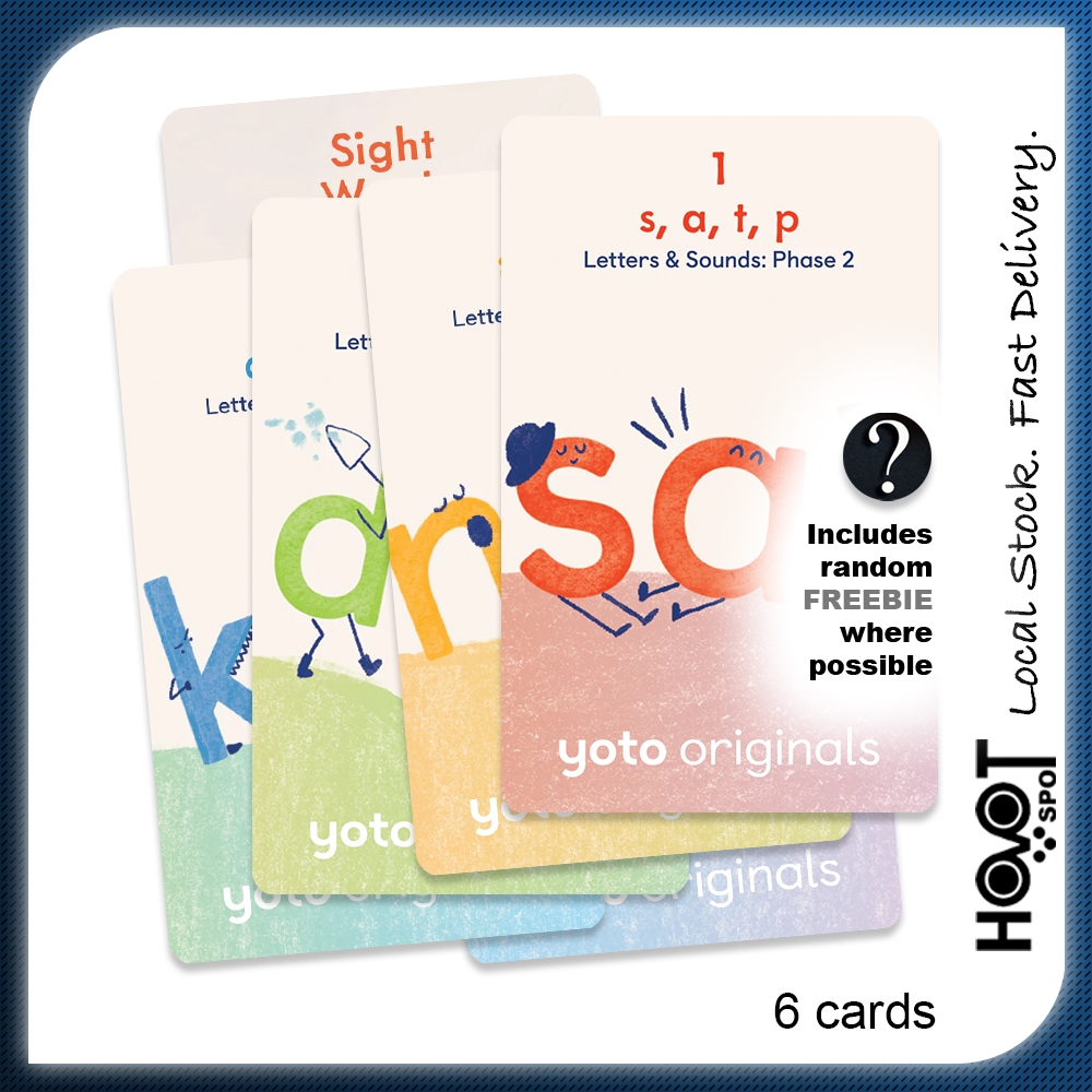 Yoto Card Phonics Letters และ Sounds Phase 2 ของเล่นเด็กเพื่อการศึกษา