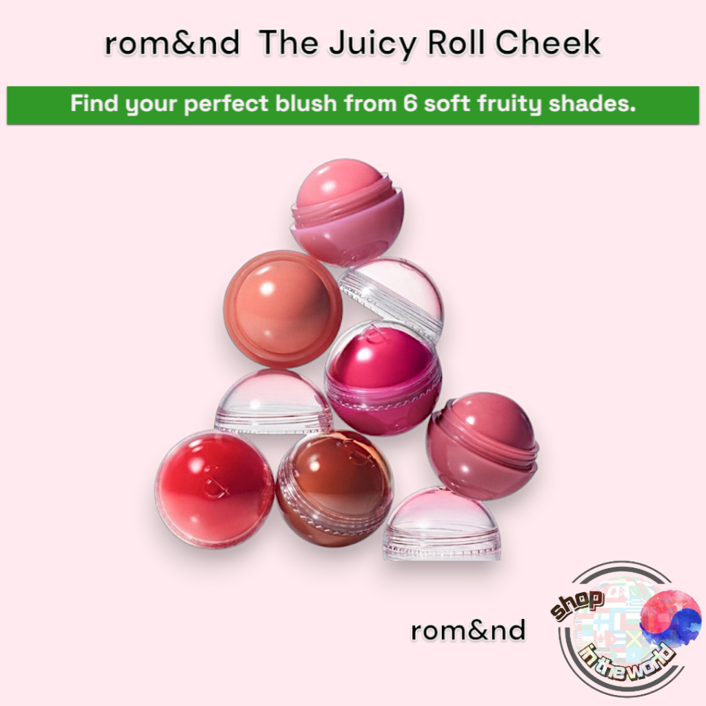 Rom&nd The Juicy Roll Cheek 6 สี