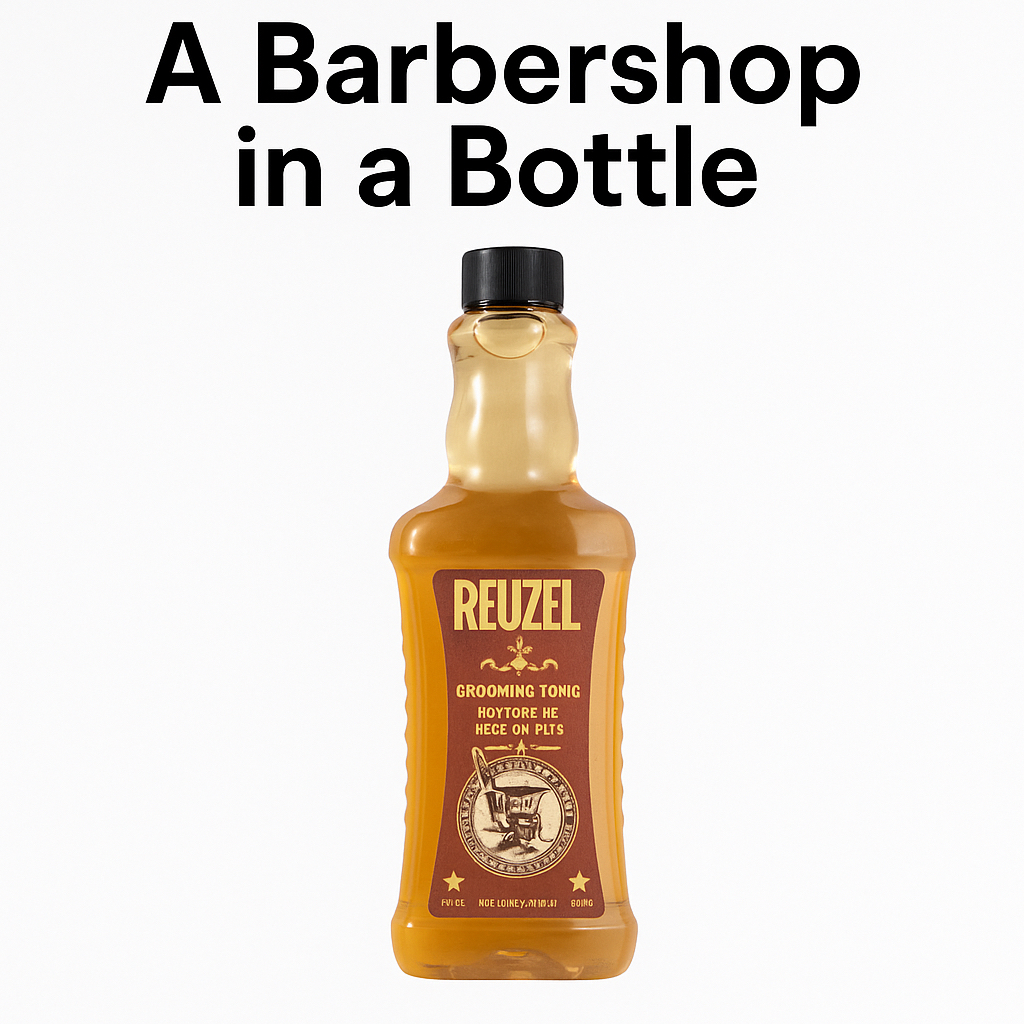 REUZEL Grooming Tonic - Classic Style & Volumizing Hair Tonic for Men with Argan Oil 500ml