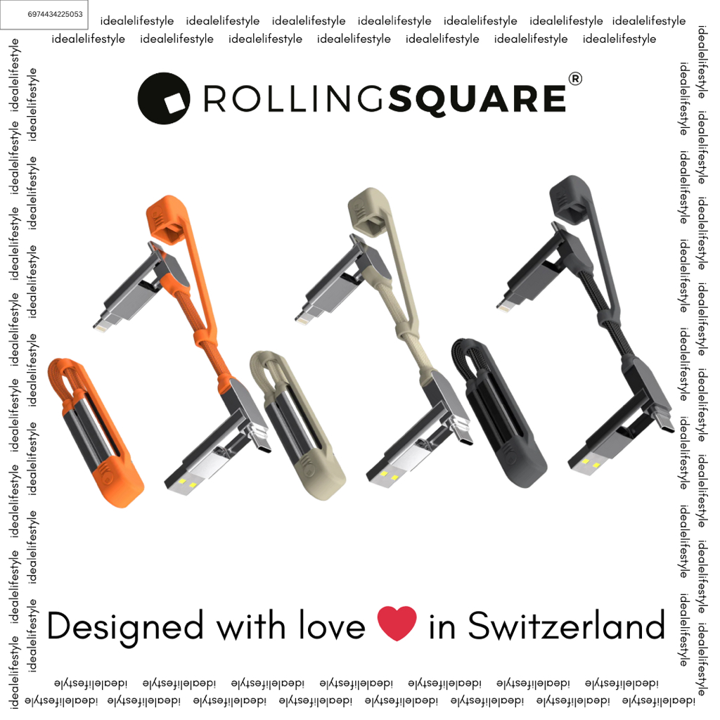 Rolling Square inCharge XS - 240W, 4in1 สายคีย์