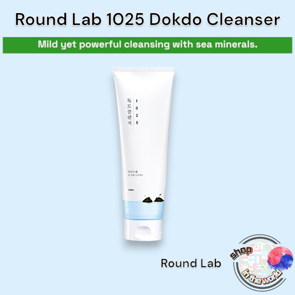 Round Lab 1025 Dokdo Cleanser 250ml เครื่องสําอางเกาหลี K-Beauty
