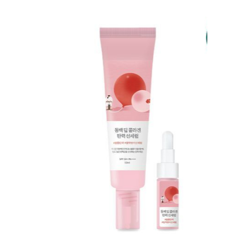 [ROUND LAB] Camellia Deep Collagen Elasticity Sun Serum 50ml (+ 7ml) _จากเกาหลี