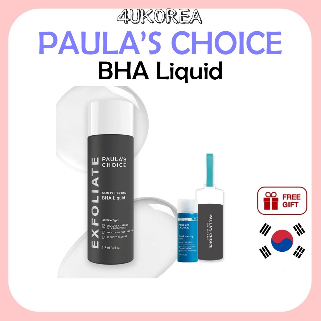 (+Toner 30ml/+BHA Luggage Tag) PAULA’S CHOICE BHA Liquid 118ml / K-BEAUTY