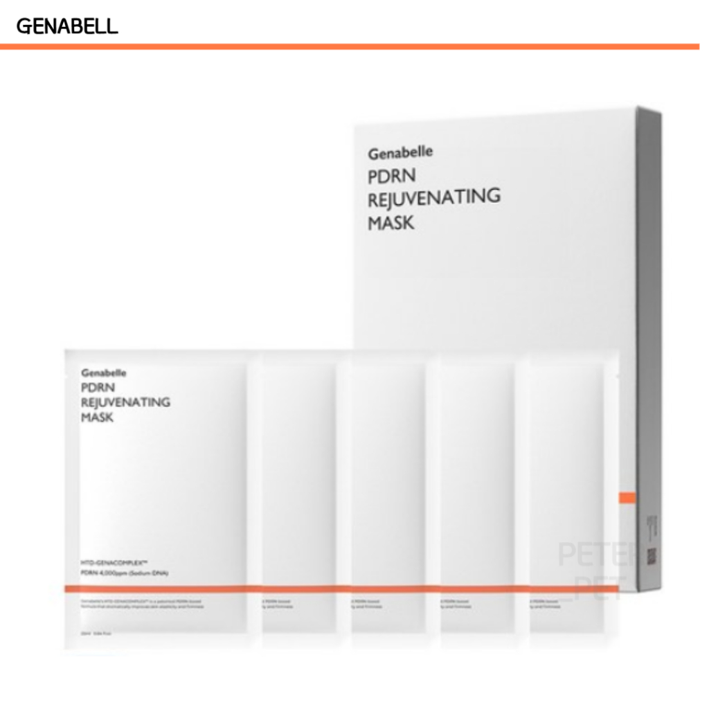 [GENABELLE] Rejuvenating PDRN Mask Pack 5P,10P/Brightening Ampoule Mask