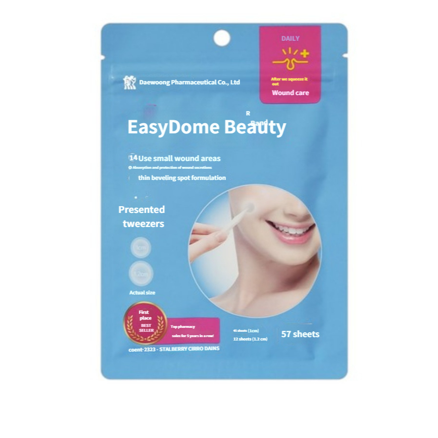 EZ Derm by Daeworong Beauty Hydrocolloid Spot Band, 57 แพทช์ | แผ่นแปะดูแลสิวและแผล