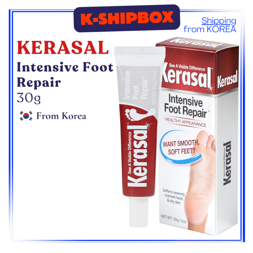 [Kerasal] ครีมซ่อมแซมเท้าเข้มข้น 30g – สําหรับส้นเท้าแตก เท้าหยาบ ผิวแห้ง น้ํายาปรับผ้านุ่ม