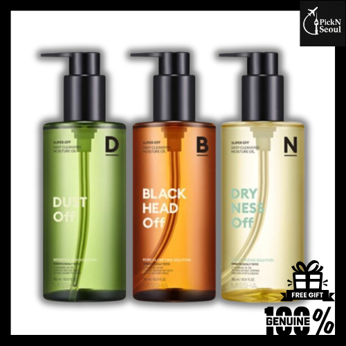 [MISSHA] Super Off Cleansing Oil 305ml (Dryness Off / Blackhead Off / Dust Off)