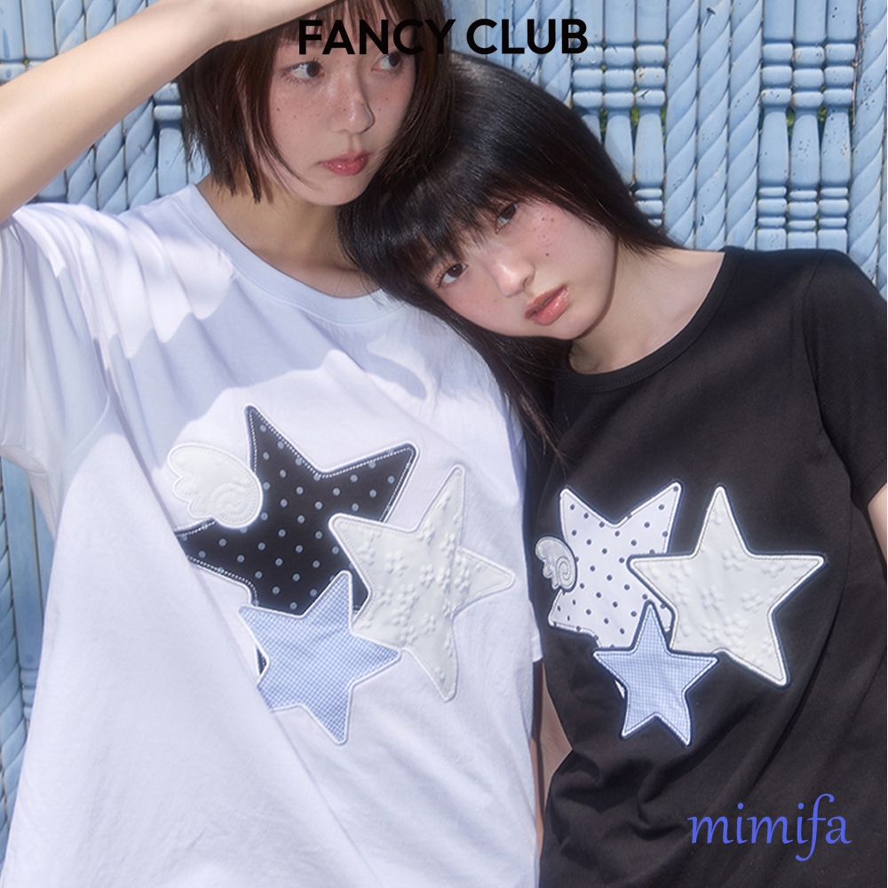 [FANCY CLUB] MIX STAR ANGEL PATCH T