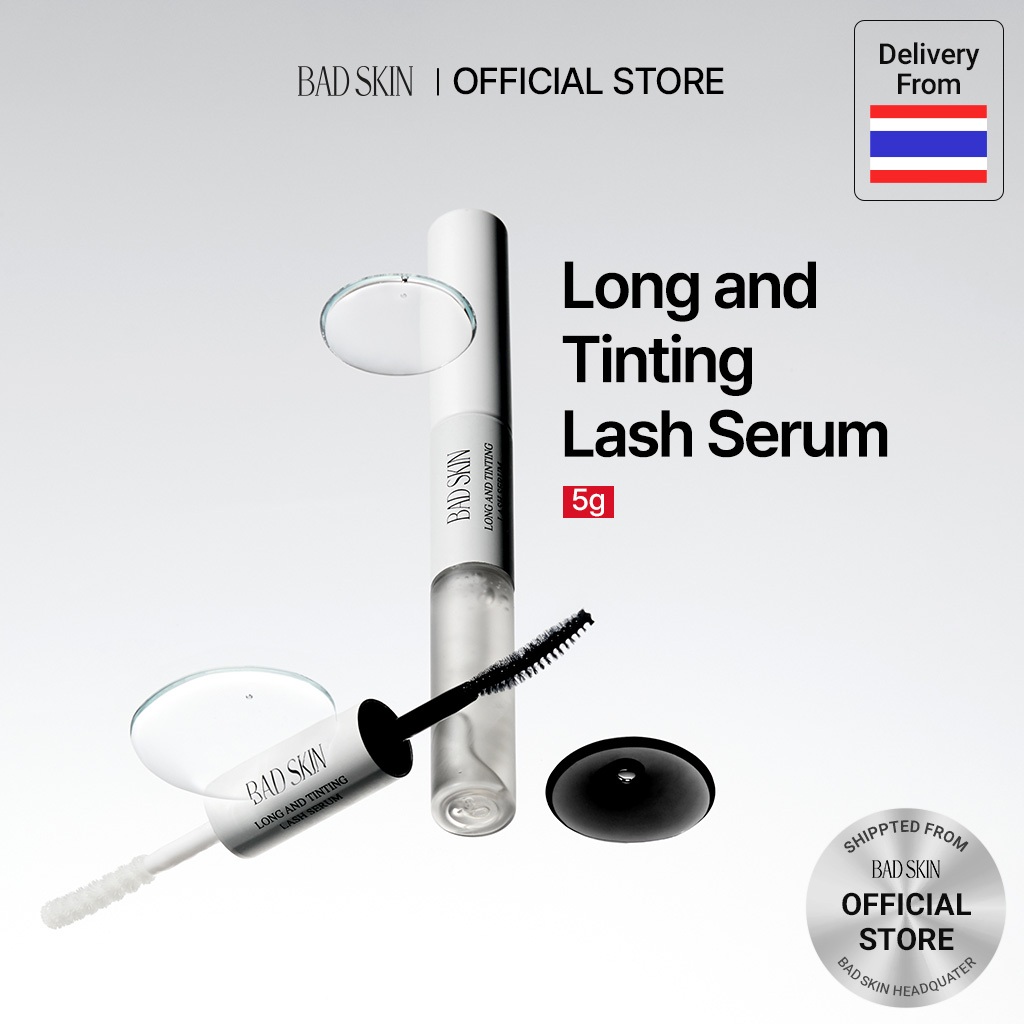 [BADSKIN KOREA] Long And Tinted Lash serum, เซรั่มบำรุงขนตาแบบ 2 ฟังก์ชัน ที่ให้ทั้งการบำรุงขนตาและเอฟเฟกต์แบบเมคอัพในหนึ่งเดียว ผลิตในประเทศเกาหลี