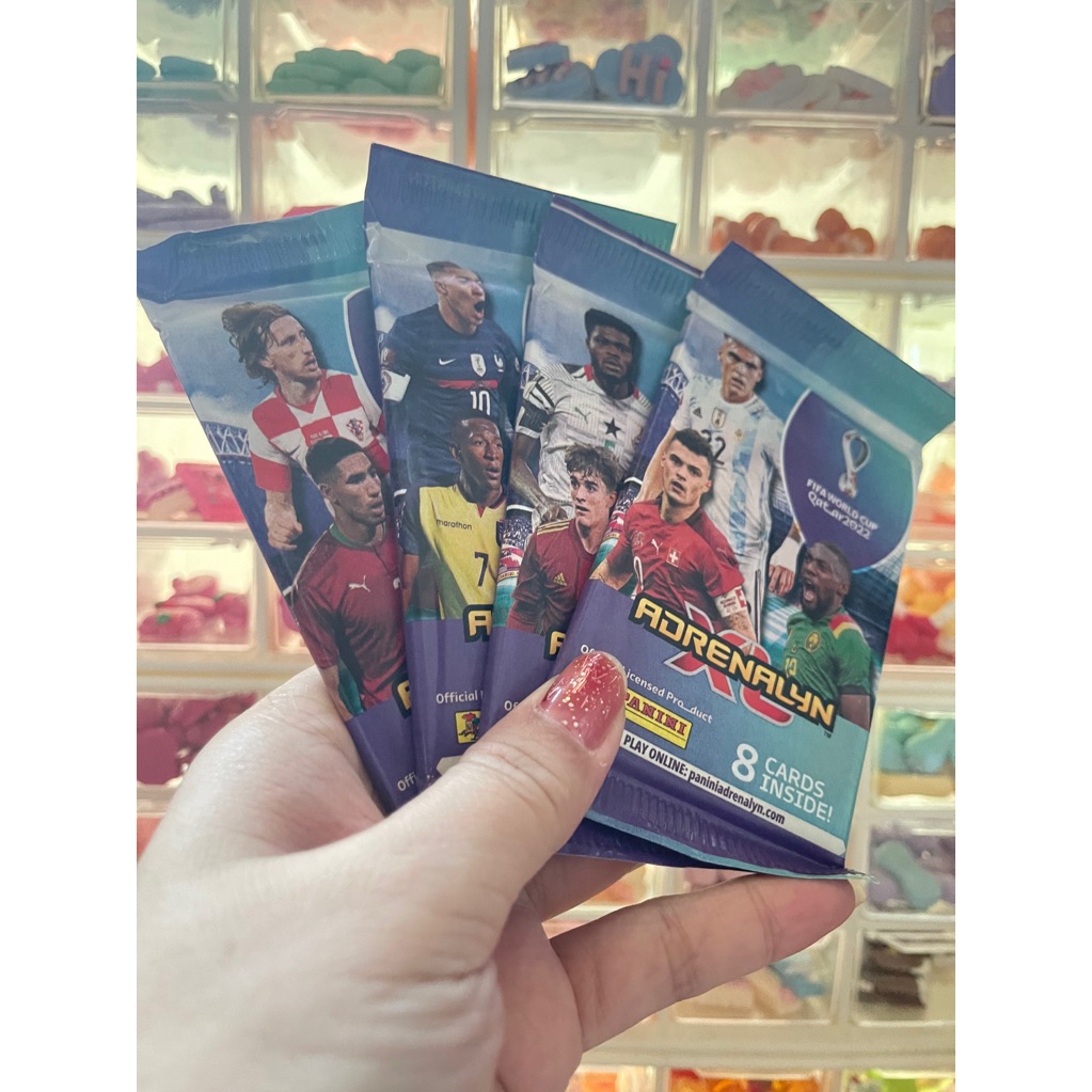 1Q84·Spot World Cup 2022 กาตาร์World Cup Star Cards 8 แผ่นในแพ็ค Commemorative Edition Star Football