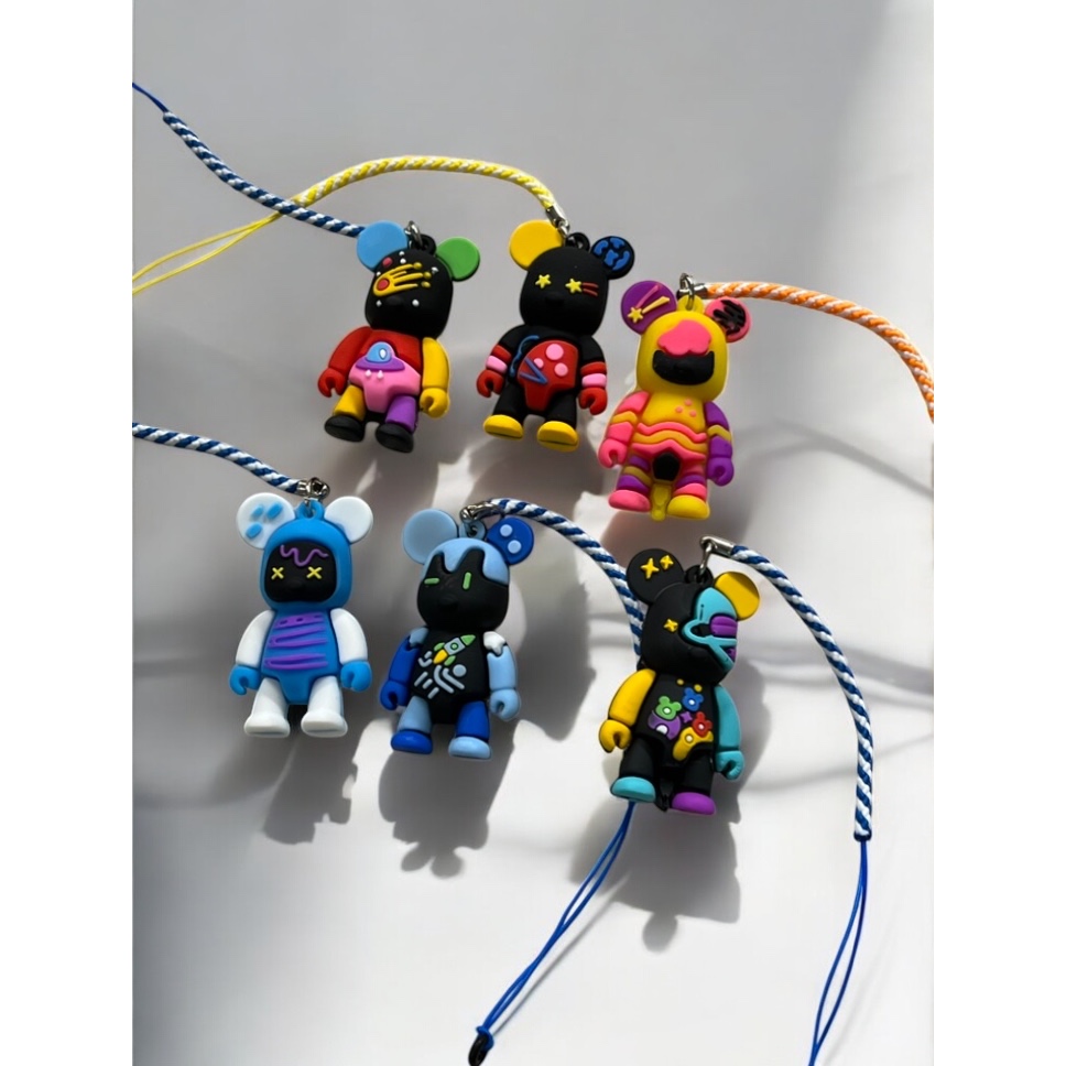 [POPBE] Golf Tee Holder Strap Set (6 ชิ้น) – แหวนซิลิโคนและสายไฟเพื่อป้องกันการสูญเสียที