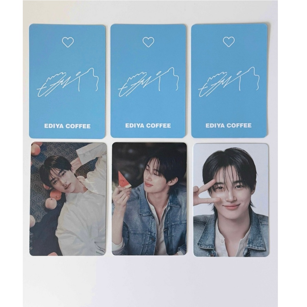 BYEON WOSEOK x EDIYA โปรโมชั่น 2nd Week PHOTOCARD SET - 25 JUN