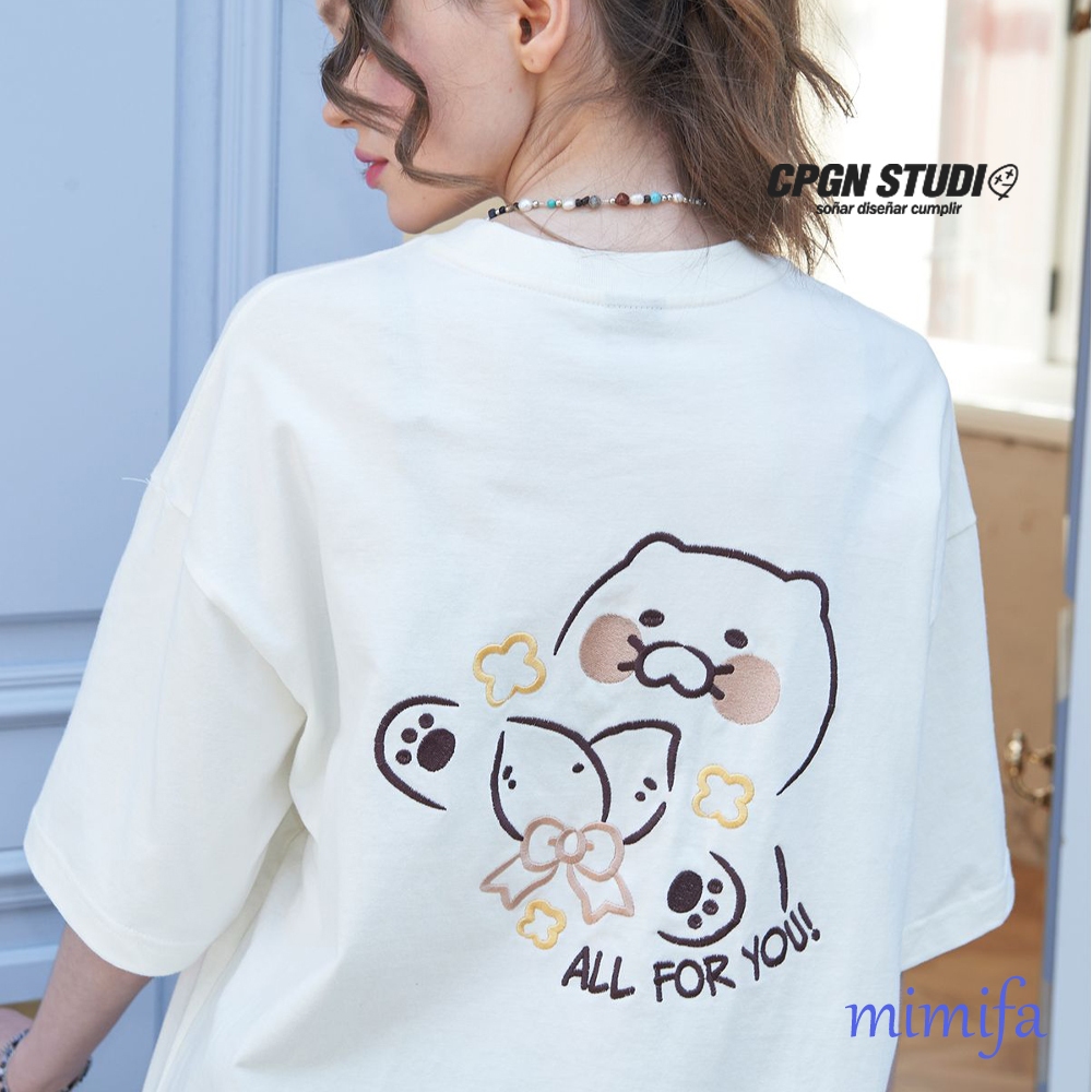 [CPGN STUDIO] [CPGN x Kakao Friends] เสื้อยืดแขนสั้นปักลาย Chunshik Pop