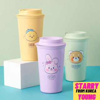 Lessey &amp; Friends Pastel Tumbler 453ml กระบอกน้ำ กระบอกน้ำเกาหลีที่น่ารัก ผลิตภัณฑ์ สวนสนุกเกาหลี