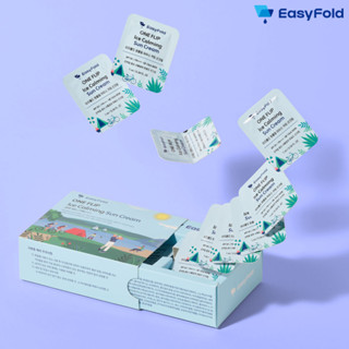 Easyfold ครีมกันแดด SPF50+ PA++++ แบบพกพา 1 มล. 30ea สําหรับเดินทาง ขี่จักรยาน กอล์ฟ