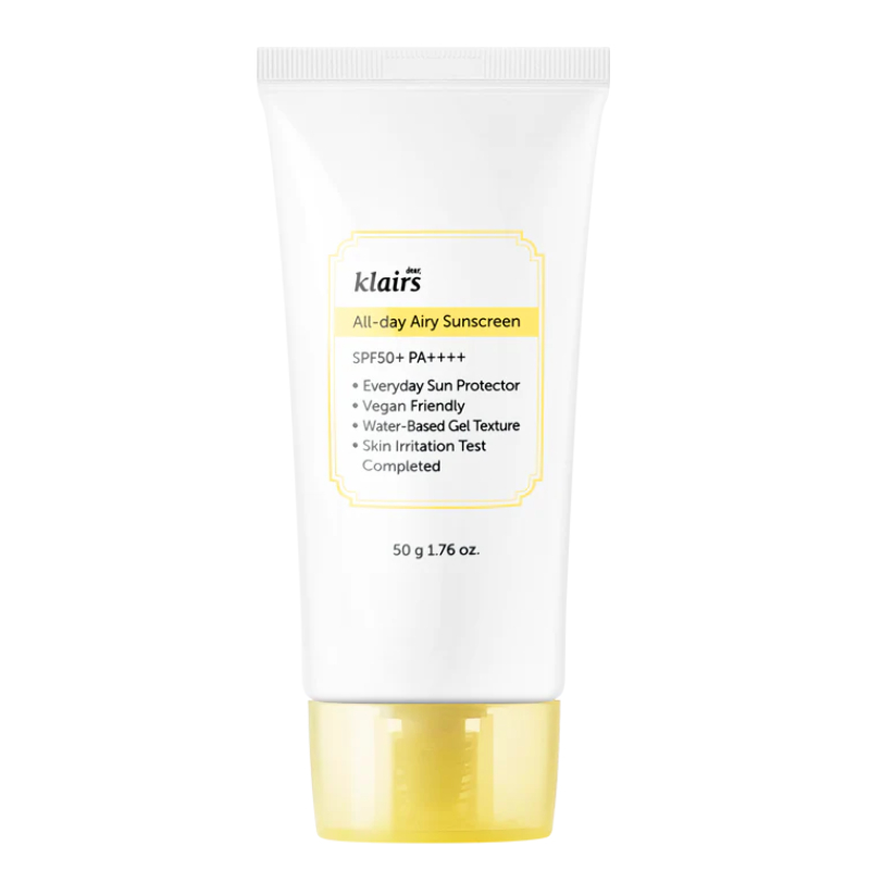 Dear, Klairs All-day Airy Sunscreen SPF50+ PA++++ 1.69 fl.oz / 50ml (วันหมดอายุ: 2028.01)