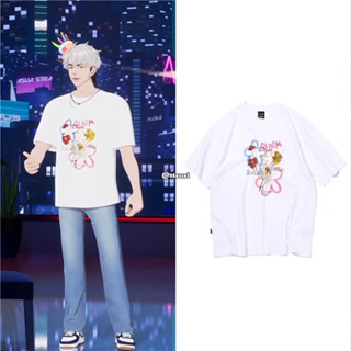 Korea [ CPGN STUDIO ] เสื้อยืด ลายดอกโบตั๋น DTP / PLAVE EUNHO pick ของแท้ 100%