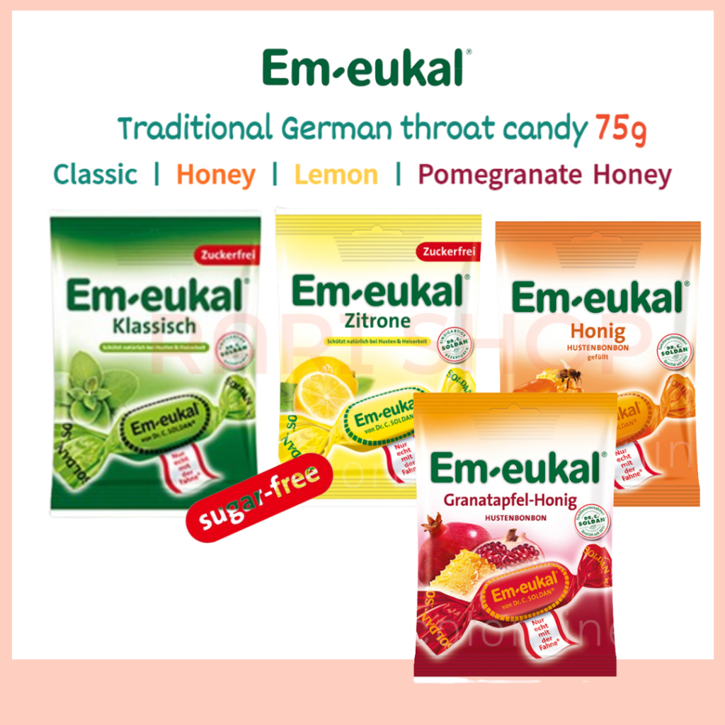 [Dr.C. Soldan] Em eukal ขนมหวาน รสข้าวโอ๊ต ไม่มีน้ําตาล (75 กรัม)