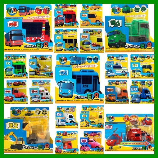 เกาหลี เกาหลี 🇰🇷 Tayo the little Bus Toy 30 type Collection TAYO ROGI LANI GANI