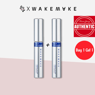 WAKEMAKE 1+1 Strong volume lash ampoule 1+1SPECIAL GIFT Set 7.5 g mascara