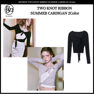 Ronron TWO KNOT RIBBON SUMMER CARDIGAN 2 สี